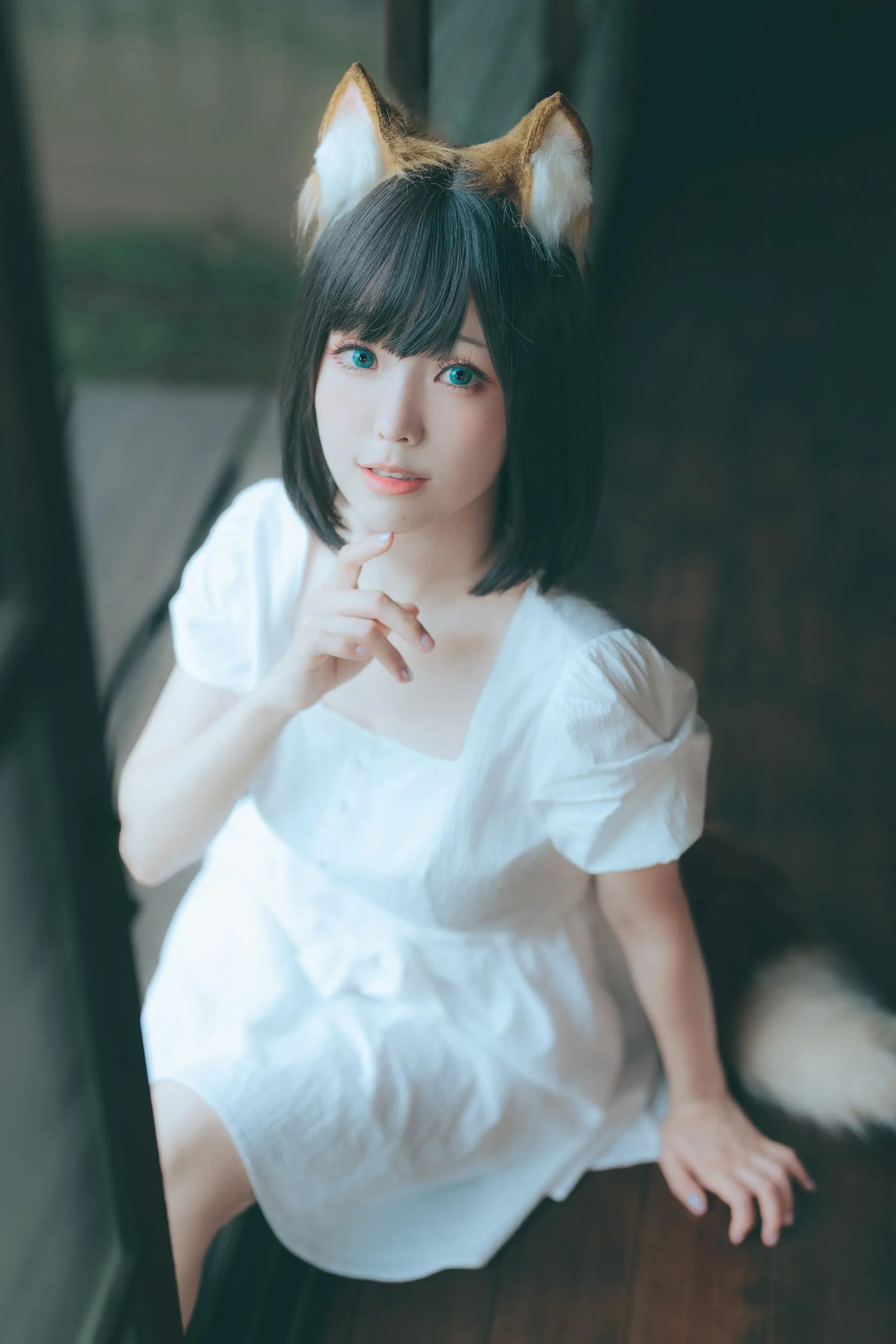 ElyEE子 – NO.114 2023.July B-Dongitsune ~White dress 白洋裝狐少女 [60P]插图9